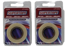 SuperTape Super Tape Non Glare Lace Wig Hair Extension 1/2" X 3 Yard (2 Pack)