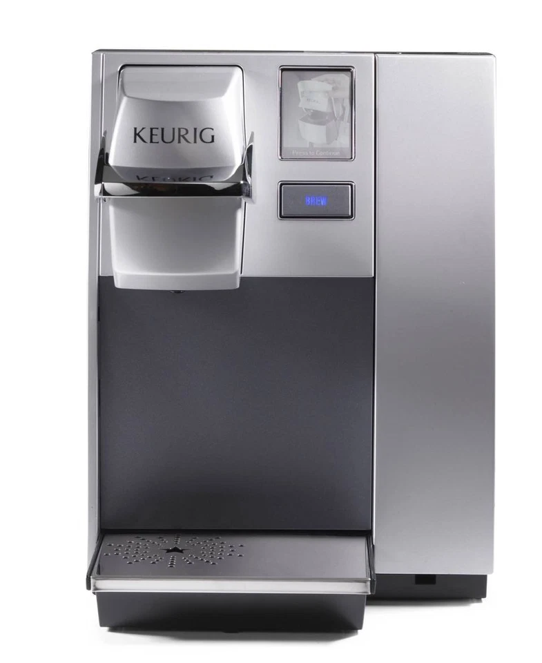 Cafetera Keurig K155 Office Pro de una sola taza comercial K-Cup Pod, plateada Foto 4 de 4