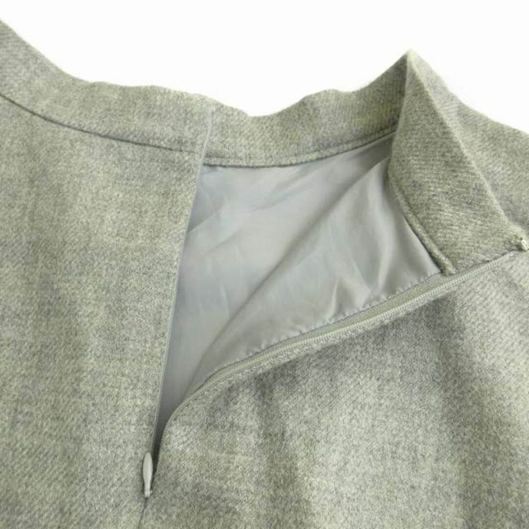 JILL STUART Asymmetric Mini Deformed Skirt 2 S Gray 092