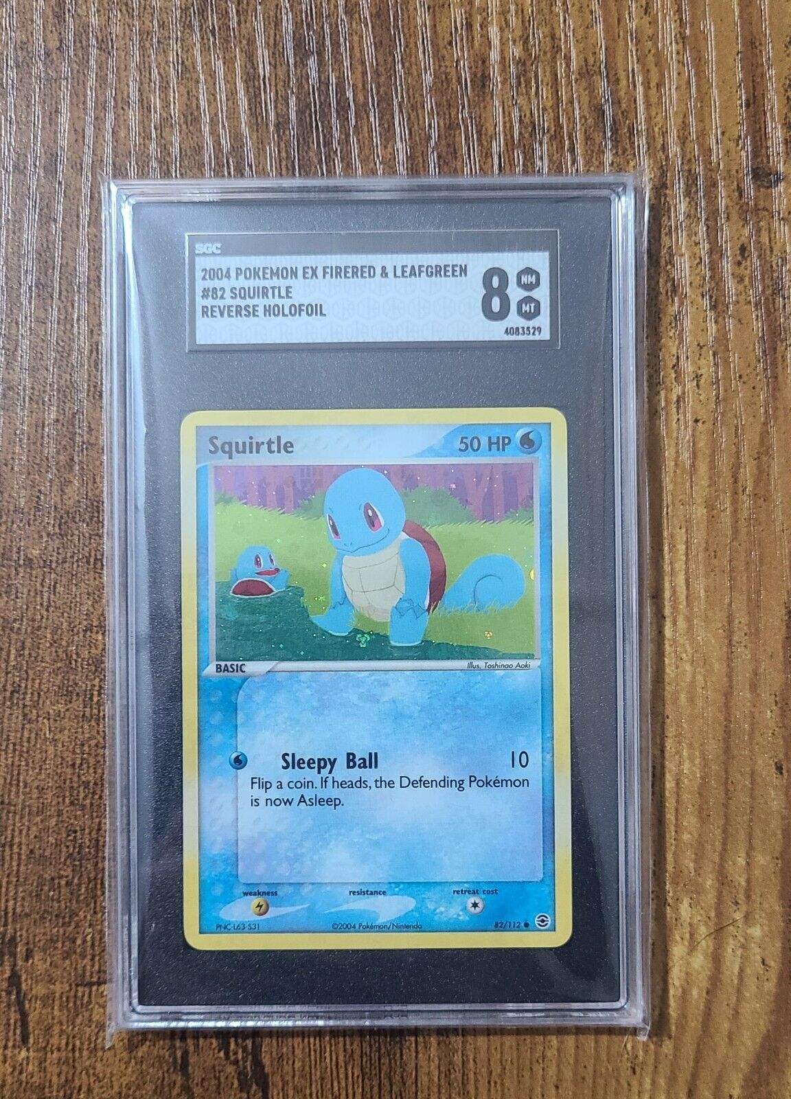 Squirtle - 82/112 - Common - Reverse Holo - Pokemon Singles » Ex: Fire Red  & Leaf Green - Pink Bunny Games LLC