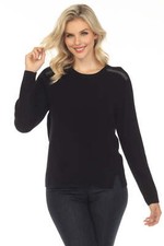 Johnny Was Mishika Waffle Wool Cashmere Pullover Sweater M67023