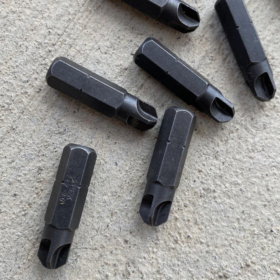 10pcs Lot 1/4″ Drive #10 x 1" Point Insert Torq Set Bit APEX 76978576 212-10 - Image 3 of 3