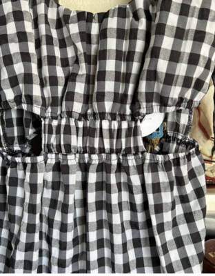 PRINCESS POLLY Sz12 NWT Gingham black white check With Waist Cutouts & Tie Back | eBay PRINCESS POLLY Sz12 NWT Gingham black white check With Waist Cutouts & Tie Back | eBay