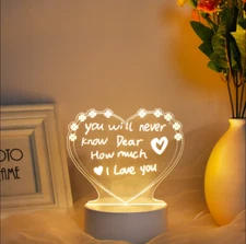 Christmas message board Christmas gift holyday night light decoration