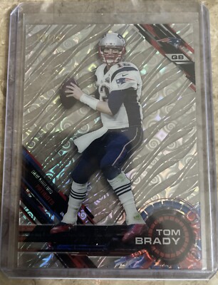 2015 Topps High Tek - Pattern 1 Grass/Waves Tidal Diffractor #1 Tom Brady /75