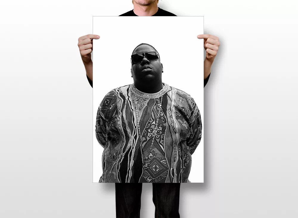 The Notorious Big Biggie Smalls Us Rapper Print Wall Home Decor - POSTER  20x30