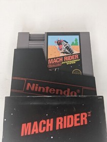 Mach Rider Mattel Canadian Version (Nintendo NES, 1985) Complete