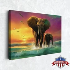 Twilight Titans Wall Art, Canvas Print for Home Decor, Wall Decor Art Poster