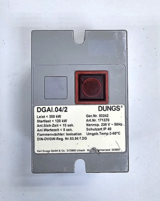 DUNGS DGAI.04/2 Burner Control Unit   350 kW | Ionization Flame Monitoring