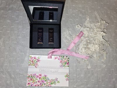 Dior Rouge 999 Velvet 3,5g Lippenstift 000 Diornatural Satin Balm 3,5g Mirror Set