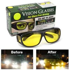 Fit Over Glasses Polarized HD Night Vision  Sunglasses UV Anti Glare Profession