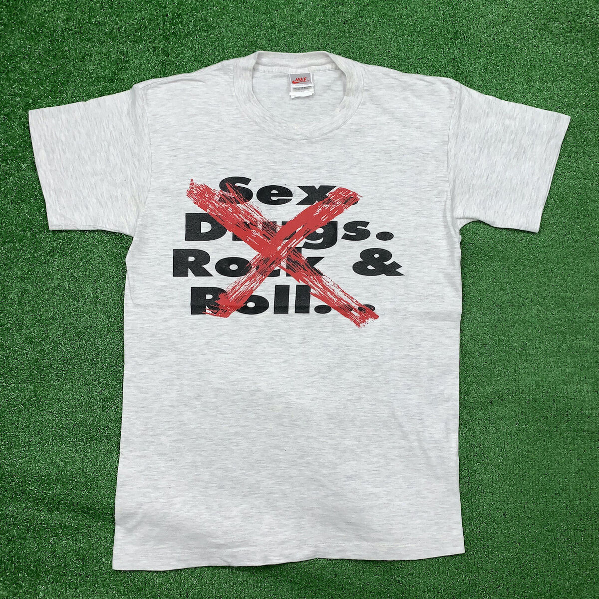 Nike Vintage T Shirt Mens Last Vice S*x Drugs Rock N Roll Nike Vintage T Shirt Mens Last Vice S*x Drugs Rock N Roll