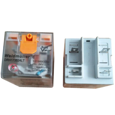 1Pce Weidmuller DRH173524LT 24VAC Power Relay 16A 4Pins 1219890000