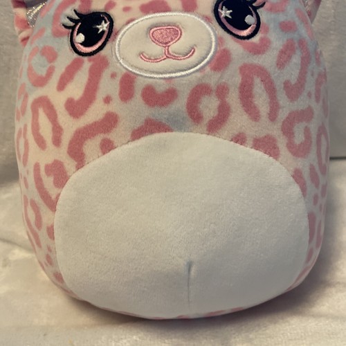 Squishmallow 8" Plush Mystery Squad Pink Blue Leopard Cheetah - Picture 2 of 8