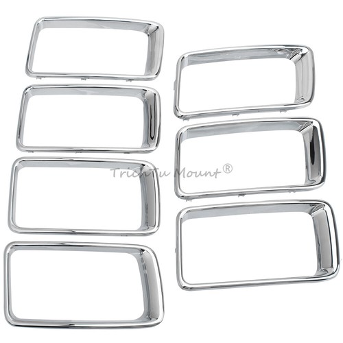 Para Jeep Grand Cherokee 2014-2016 Parrilla delantera Inserciones Anillo Cubierta Tapicería - Imagen 13 de 19