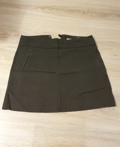 Short En Velours Côtelé Coton CAMAÏEU Gris Foncé - Taille 38, Neuf Avec étiquette