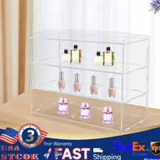 Display Case Shelf Acrylic Freestanding 3Tier For Home Store Display Collectible