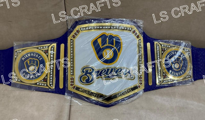Milwaukee Brewers Baseball Championship Belt 2mm / 4MM Brass & Zinc