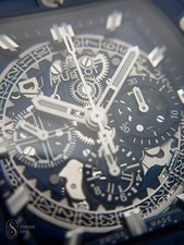 Hublot Spirit of Big Bang 42 Titanium Blue Ceramic 642.NL.7170.RX Complete 4