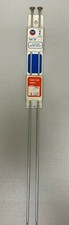 BOYE SIZE 2-14" LENGTH ALUMINUM KNITTING NEEDLE SILVER