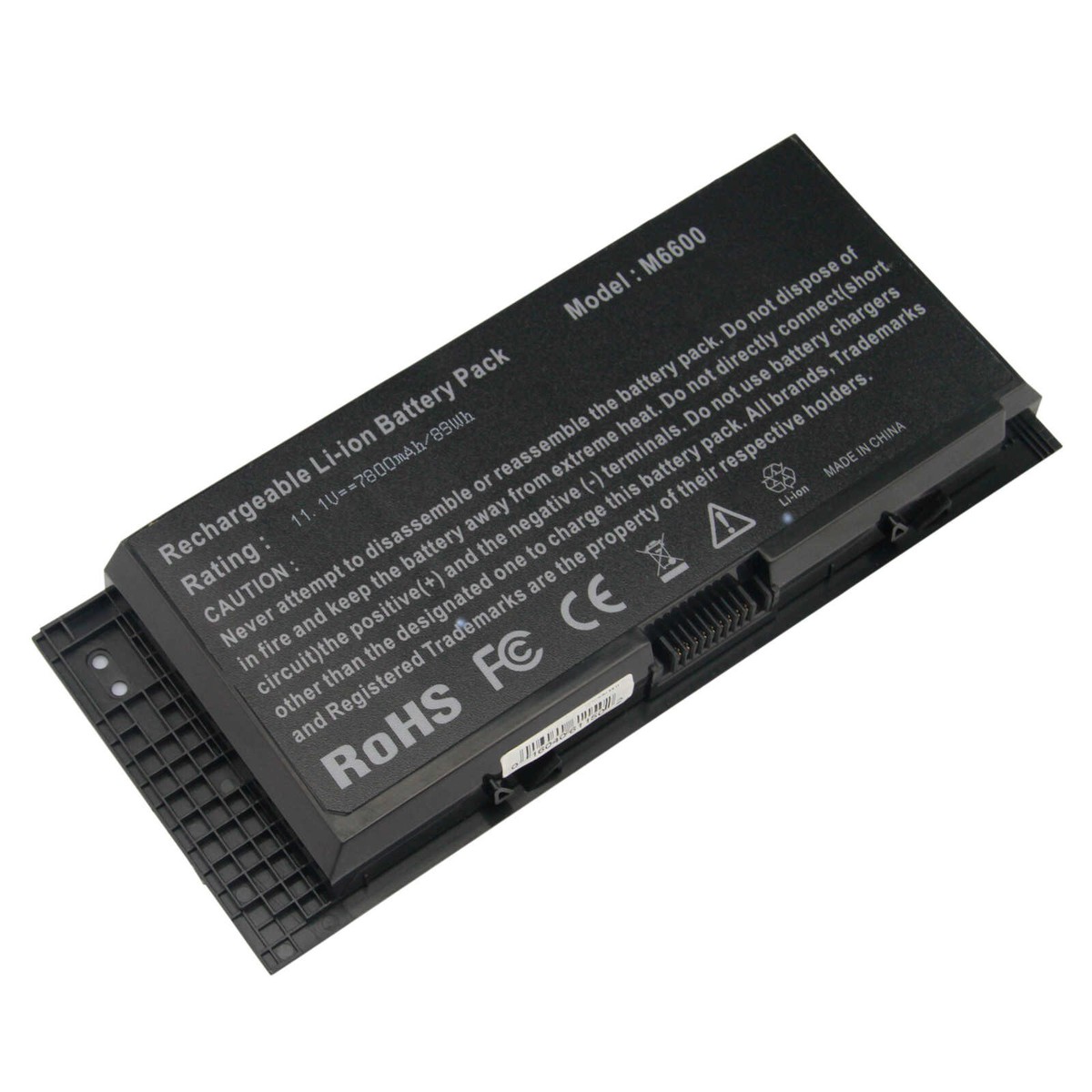 FV993 Battery For Dell Precision | M4600 M4700 M4800 M6600 M6700 | 11.1V 7800mAh | Li-Ion | 312