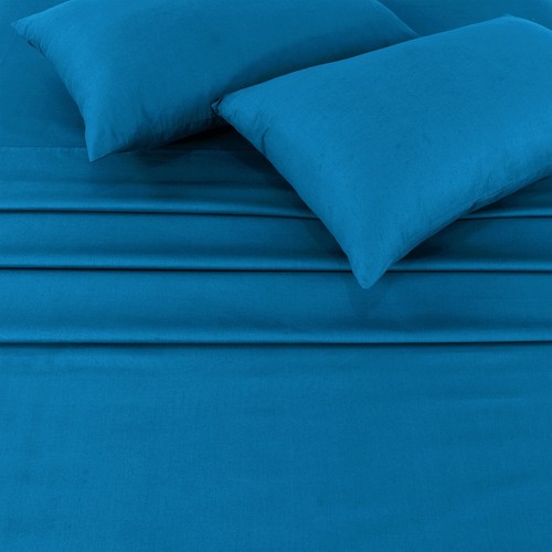 SAIMAZ Flat Bed Sheet – Soft Breathable Poly Cotton – Single Double King Sizes - Picture 176 of 191