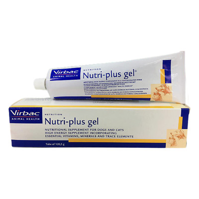 Virbac Nutriplus Nutri Plus Gel Supplement Cats & Dogs 120.5g EXPRESS Shipping