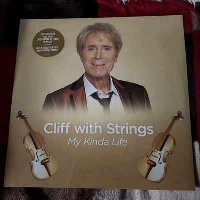 Cliff Richard   Cliff with Strings: My Kinda Life - Blue Vinyl New Sealed LTD ED