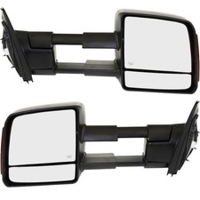 Towing Mirror Power Heated Led Signal Black Pair Set For Toyota Tundra Pickup Towing Mirror Power Heated Led Signal Black Pair Set For Toyota Tundra Pickup