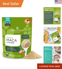 100 Organic Gelatinized Maca Powder - Energize Your Smoothies  Bakes - 4oz