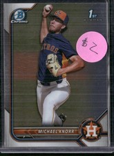 2022 Bowman Draft #BDC-120 Michael Knorr Chrome