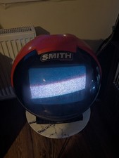 Retro 80er Philips Discoverer Remote Futuristischer Weltraumhelm R&ouml;hrenfernseher
