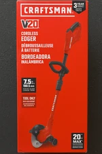 Craftsman V20 7.5-In Cordless Lawn Edger (Tool Only) – Bare Tool CM CED400B