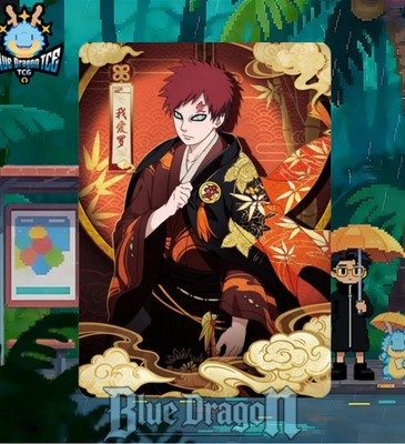 Kayou Naruto NRZ08-SE-003 Gaara SE Chinese Anime TCG Full Art Gold Foil NM Card