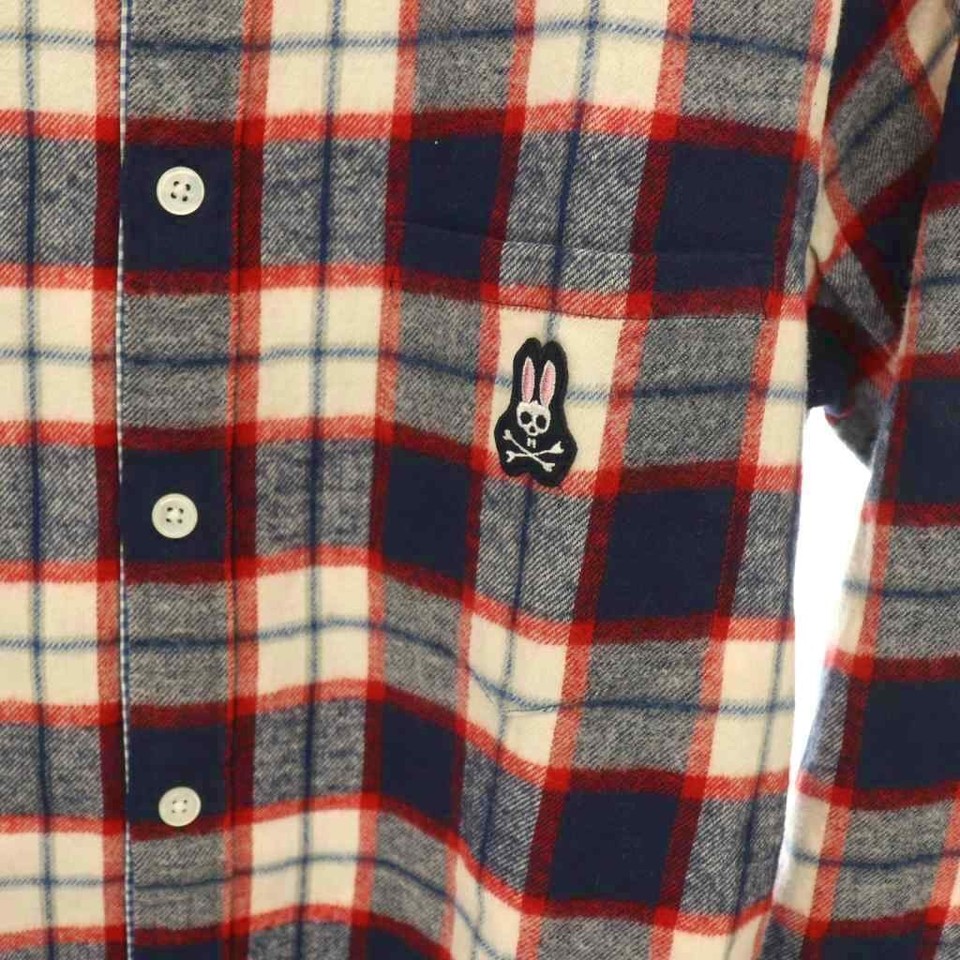 Psycho Bunny Shirt Multicolor S Long Sleeve Cotton Plaid | eBay UK