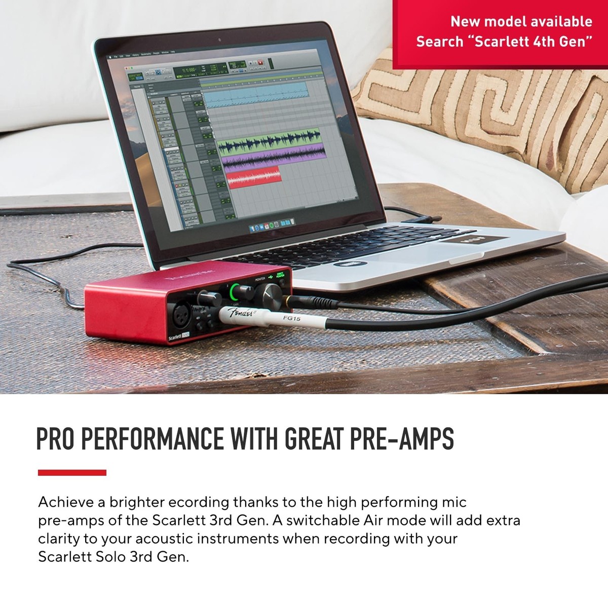 【中古】Scarlett solo 3rd Gen Focusrite Scarlett Solo 3rd Gen USB Audio Interface, for the