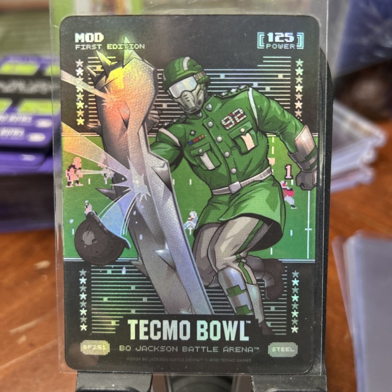 2026 Bo Jackson Battle Arena Tecmo Bowl Steel 1st Edition Mod Reggie White