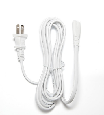 OMNIHIL UL Listed White 8 Foot AC Power Cord for Google Home Max - Smart Speaker