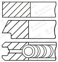 1X Goetze Engine 08-436506-00 Kolbenringsatz FüR Alfa Romeo Chrysler Lancia Chev
