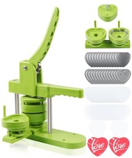 Heart-Shaped Button Maker Machine, Detachable Heart DIY Pin Button Maker Pres...