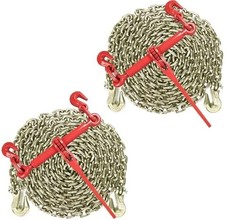 Heavy Duty Ratchet Load Binder Kit 2 Pack