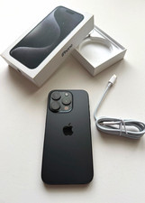 Apple iPhone 15 Pro 128GB Schwarz iOS ohne Simlock mit OVP & USB-C Kabel