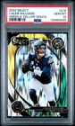 2024 Panini Select - Club Level Caleb Williams #216 Green & Yellow Shock PSA 10