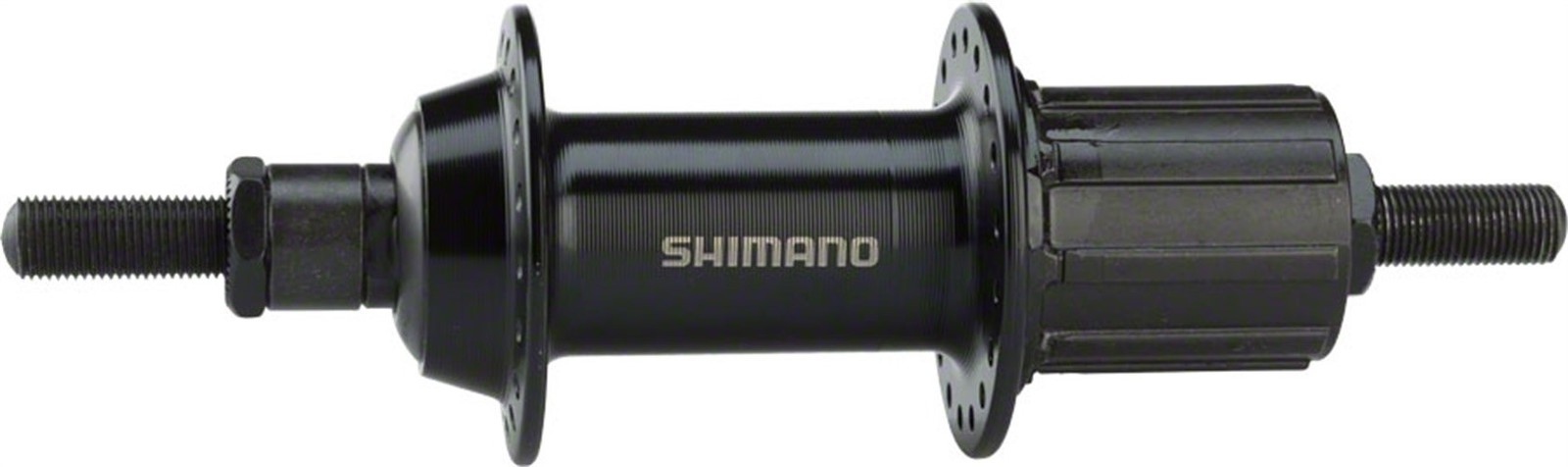 Shimano FH-TX500 Rear Hub - Threaded x 135mm, Rim Brake, HG1
