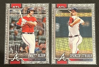 2026 Topps Spencer Strider #79 + Matt Olson #39 - Spring Training SP Braves