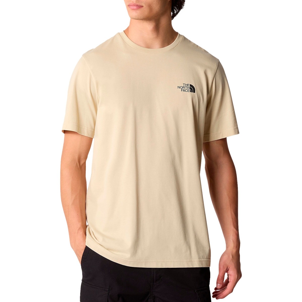 Футболка The North Face Herrenkleidung NF0A87NG3X4 M SS SIMPLE DOME TEE бежевого цвета 7990₽