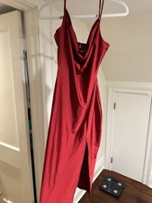 Windsor Red Bodycon Dress Size Small With Slit Down The Leg