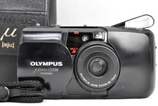 Olympus mju Zoom Infinity Stylus Panorama 35mm Film Camera Genuine Luxury Case