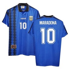 ARGENTINA Away 1994 - Football Soccer MARADONA 10 - 2XL USA-XL