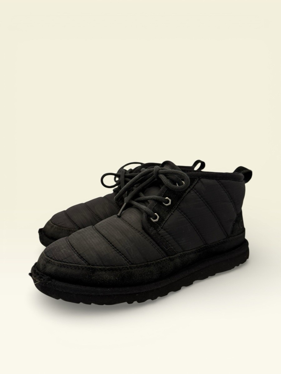 UGG 1136611 Black Quilted Lace-Up Ankle Boots Women's 7 (EU 40) | eBay